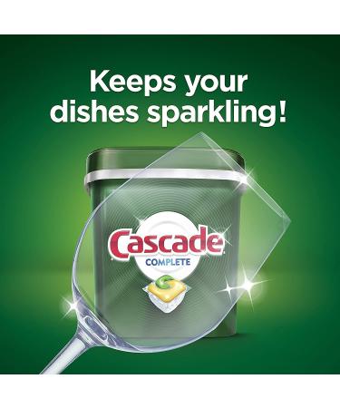 Cascade Complete Dishwasher Pods Actionpacs Detergent 78 Count Lemon Scent - Pack of 1 - Buy Online on GoSupps.com