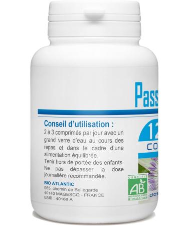 Passionflower Organic - 400 mg - 120 Tablets - Buy Online on GoSupps.com