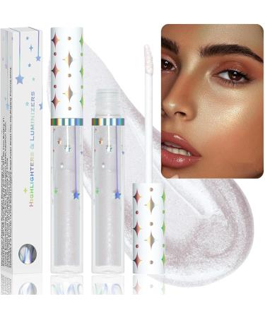 Liquid Highlighter | Body Shimmer - Waterproof Glow Liquid Highlighter Long Lasting Highlighter Shimmer for Cheeks 03# 1 count (Pack of 1) - Buy Online on GoSupps.com