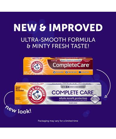 ARM & HAMMER Complete Care Fluoride Anticavity Toothpaste Fresh Mint 6 oz - Pack of 3 - Buy Online on GoSupps.com