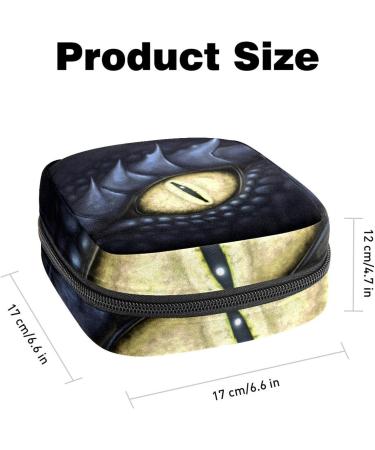 Yellow Eye of the Kite Digital Painting - Women's Portable Period Bag Menstrual Cup & Napkin Storage for Teenagers & Girls - Buy Online on GoSupps.com