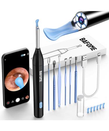 Ear Wax Removal Ear Cleaner with Camera 1920HD Ear Cleaner Ear Wax Removal Tool Camera with 6 Ear Picker Built-in WiFi Ear Cleaner Earwax Removal Kit for iOS Andriod (Black)