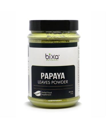 bixa BOTANICAL Papaya Leaf Powder (Carica Papaya) | Ayurvedic Herb Anti-oxidant Agent | Herbal Supplement (200g/7Oz) Pack of 1