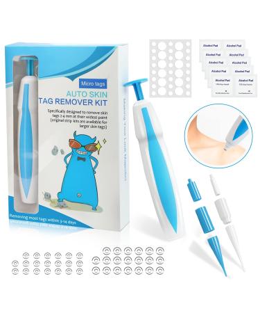 Wark remover remove stem warts quickly kit Skin Tag Remover Kit 2 in 1 for micro to large (2 mm-8 mm) painless stem roller distance securely for most body parts