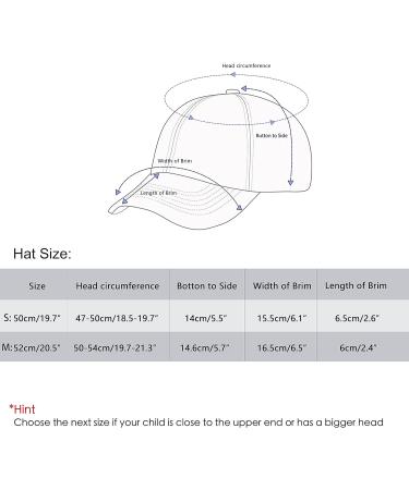 LANGZHEN Kids Plain Baseball Cap Hat, 100% Cotton, Adjustable Sun Hat for Girls Boys 1-2 Years - Beige - Buy Online on GoSupps.com