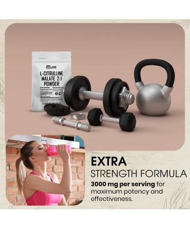 L-Citrulline Malate 2:1 Powder 300g - Pure Pre-Workout Amino Acid Supplement - Bulk L-Citrulline Powder by Fit Lane Nutrition - No Additives International Shipping Available - Buy Online on GoSupps.com