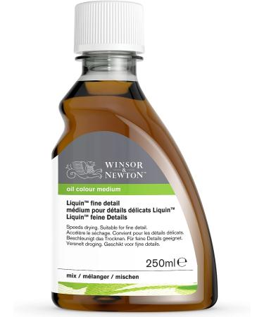 Winsor & Newton Liquin Fine Detail Medium 250ml - Professional Grade - Fast Drying - Oil Painting Medium - Buy Online on GoSupps.com