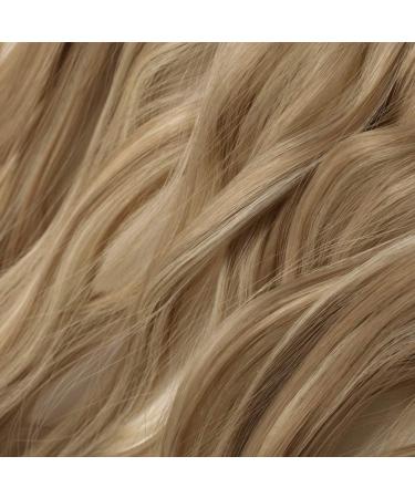 Silk-Co Honey Blonde Synthetic Hair Extensions - Adjustable Invisible Cord 50cm | Perfect for Women - Buy Online on GoSupps.com