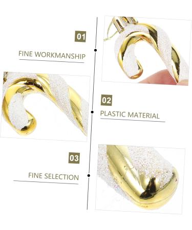 Cabilock Artificial Garland 18 Pcs Crutch Pendant Children s Toys Christmas Hanging Ornaments Candy Crutch Christmas Pendant Set - Buy Online on GoSupps.com