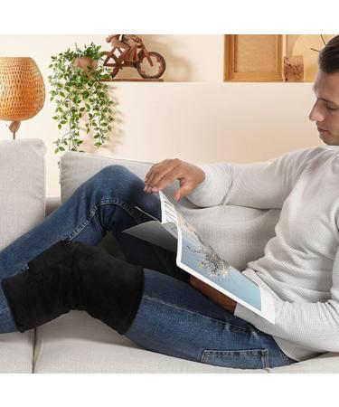 Pomya Heated Knee Brace Wrap - USB Charging Adjustable 3 Gears Electric Heating Pad for Cold Days | Pain Relief & Comfort - Buy Online on GoSupps.com