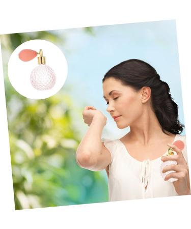 FRCOLOR Air Bag Spray Bottle Crystal Glass Travel Essential Oil Bottle Old Fashioned 6x6cm Pink - Buy Online on GoSupps.com