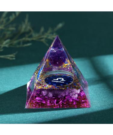 XIANNVXI Libra Amethyst Crystal Tower - Positive Energy and Luck | Spiritual Healing Gift for Libras | Meditation and Reiki - Buy Online on GoSupps.com