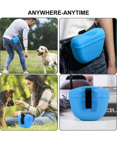 Silicone Dog Training Treats with Magnetic Waist Clip | Self-Closing Bags for Pet Training - Buy Online on GoSupps.com