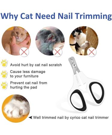 OneCut Pet Nail Clippers - Professional Cat & Kitten Claw Trimmers for Small Dogs- Black - Buy Online on GoSupps.com
