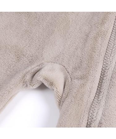 Kids Tales Newborn Baby Winter Warm Rabbit Ear Hooded Romper 9-12 Months with Thick Fleece - Cute and Cozy! - Buy Online on GoSupps.com