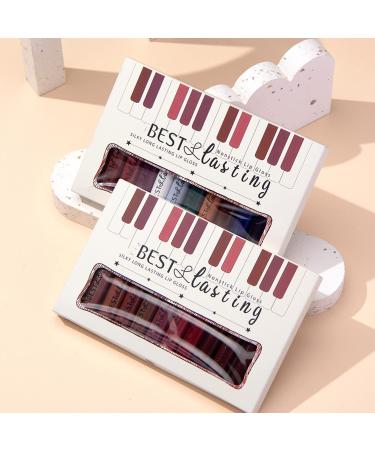 MAEPEOR Matte Liquid Lipstick Set - 12PCS Long-Lasting Waterproof Velvet Lip Gloss for Women & Girls - Buy Online on GoSupps.com