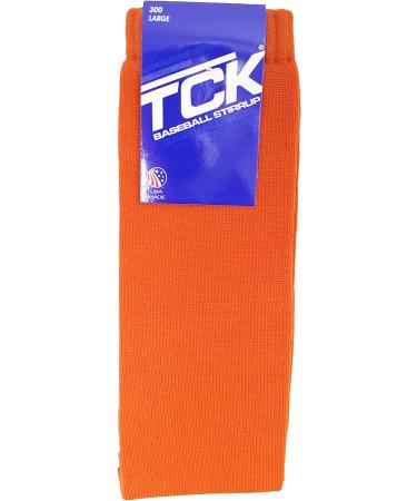 TCK Sports Solid Color 9 Baseball Softball Stirrups - Texas Orange Large - Buy Online on GoSupps.com
