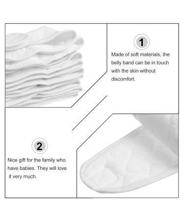 EXCEART 10Pcs Cotton Baby Umbilical Cord Navel Belt Set - Newborn Essentials for Abdominal Protection | Ideal Registry Must-Have Gift - Buy Online on GoSupps.com