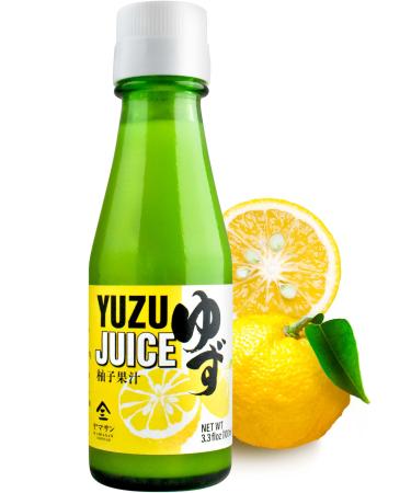 Yuzu Juice 100% Japanese Squeezed Exceptionally - 3.52 Oz Made in Japan YAMASAN