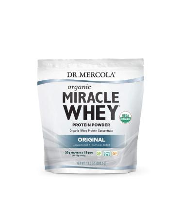 Dr. Mercola Organic Miracle Whey Protein Powder Original 13.5 oz (382.5 g)