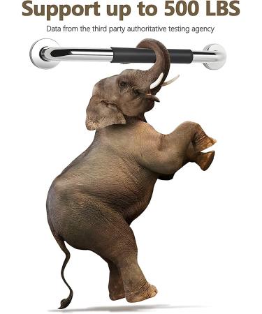 2 Pack 16 Inch Anti-Slip Bathroom Handicap Grab Bars for Seniors - Tesuchan 16inch - Buy Online on GoSupps.com