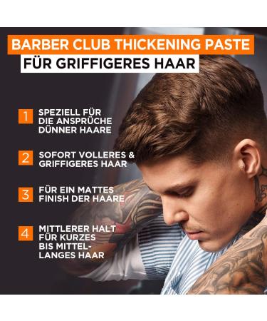 L'Or al Paris Men Expert Barber Club Thickening Paste 75ml - Griffigeres Haar Haarpaste f r Volumen & Textur - Buy Online on GoSupps.com