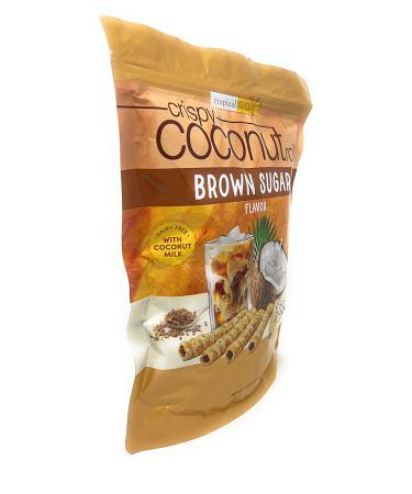 Crispy Coconut Rolls with Brown Sugar, Roasted Sesame Seeds, Dairy-Free, Coconut Milk - 10.5 OZ - Buy Online on GoSupps.com