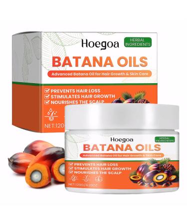 Katslyn Raw Batana Oil for Hair Growth Organic Organic Batana Oil for Hair Growth Batana Oil for Hair for Men and Women to Enhance Hair and Skin Radiance (120g)