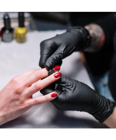 SwiftGrip 3-mil Black Nitrile Exam Gloves - Latex Free, Powder Free, Non-Sterile - 50ct Box (Large) - Buy Online on GoSupps.com