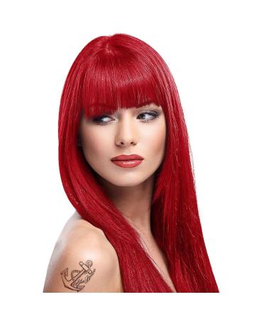 6 x La Riche Directions Semi-Permanent Hair Color 88ml Tubs - POPPY RED