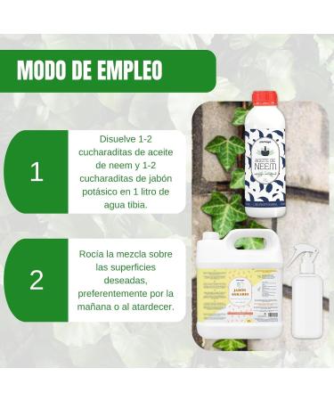  PLANTAWA Potassium Soap Saver Pack 2L + Neem Oil 1L + Powder 100% Natural Orchard Protection Durable High Concentration Whitefly Red Spider Aphid Mealybug - Buy Online on GoSupps.com