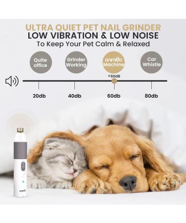 Low-Noise Electric Nail Grinder for Cats & Dogs - Painless 2-Speed Claw Trimmer - Safe, USB Rechargeable & Portable - Small & Medium Pets - Buy Online on GoSupps.com