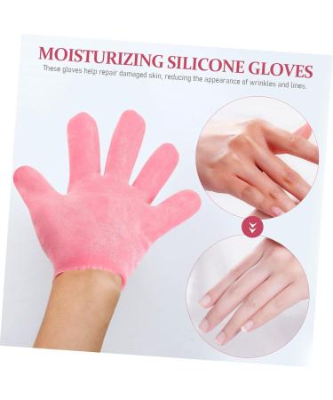 Ipetboom 2 Pairs Moisturizing Gloves Lotion Mittens Sleep Gloves for Dry Hand Gloves for Sleeping Moisturizing Hand Gloves Dry Hand Gloves Full Foot Cover Silica Gel Pink Soft Miss - Buy Online on GoSupps.com