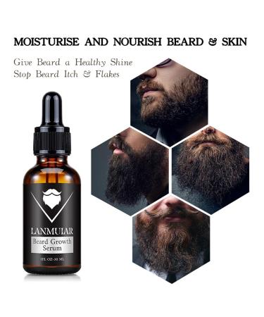 Best Bart Growth Oil for Men | Hair & Beard Growth Essence | Mustache & Face Hair Care - Aibyks 1 fl oz - Buy Online on GoSupps.com