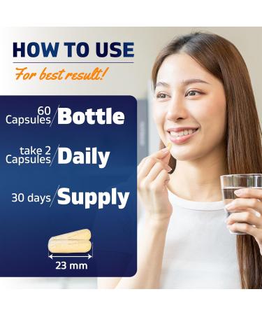 Vitamatic Saccharomyces Boulardii Probiotic 10B per Serving + Yeast Extract (MOS Yeast Fraction) 300 mg - 60 DR Capsules - Made in The USA-2 Pack - Buy Online on GoSupps.com