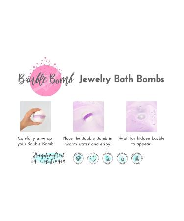 Bauble Bomb Midnight Sapphire Jewelry Surprise Bath Bomb Fizzies | X-Large 9 oz | Made in USA | Cruelty-Free | Ring Size 09 - Buy Online on GoSupps.com