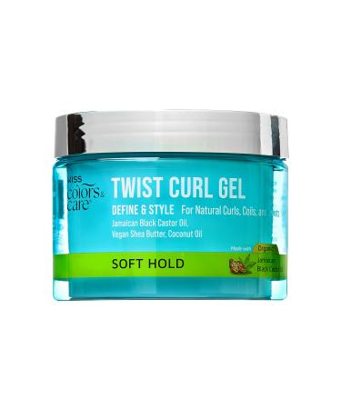 KISS COLORS & CARE Twist Curl Gel  6 oz. - Flexible Hold  Perfect For Twists  Moisturizing & Promotes Hair Growth  No Buildup - Lightweight  Organic Jamaican Black Castor Oil - Buy Online on GoSupps.com