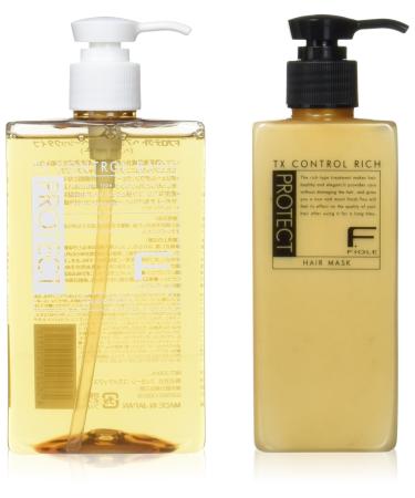 fiyo-re F Protect Shampoo 300ml Basic Mask Rich G Set