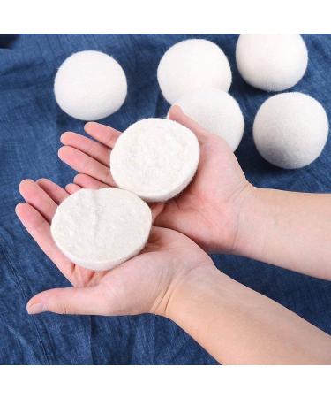 Premium XL Wool Dryer Balls - Pack of 6 | Handmade from Latest Shearing in New Zealand | Natural Fabric Softener for Quick Drying | 2.8 Inch Reusable Dryer Balls - Buy Online on GoSupps.com