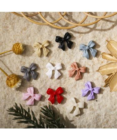 & Health Resin Nail Jewelry Ornaments Rhinestone Nail Art Mini Bow Nail Jewelry Nail Art Decorations Nail Bow Ties Manicure Accessories(purple) - Buy Online on GoSupps.com