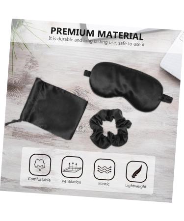 Yardenfun 3pi ces Masque de Sommeil Cache- il Bandeau avec lastiques pour Yeux Ensemble Pochette Cordon - Buy Online on GoSupps.com