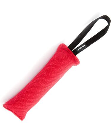 Dingo Gear Cotton Nylon Bite Sausage for Dog Training | IGP IPO Obedience & Protection | 28x7 cm with 1 Handle - Red S00062 - Buy Online on GoSupps.com