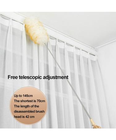 FCSHFC Duster with Extension Pole Reusable Dusters for Cleaning Anti-Static Dust Cleaner Washable Feather Duster for High Ceiling Blinds Fan Furniture Yellow - Buy Online on GoSupps.com