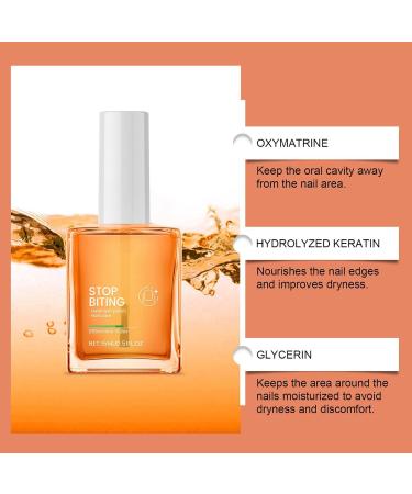 Anti-bite nail polish for Gentle protector and | Moisturizing Care Oil 15 ml for Babies and Adults | Safe thumb-sucking deterrent for stronger nails - Buy Online on GoSupps.com