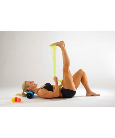 Travel Roller Deluxe Kit Foam Roller *BLACK* Includes Travel Roller 4.3 3 variable density trigger point balls/poster 6ft TPR Mobility Band 1.5 hours exclusive video instruction - Buy Online on GoSupps.com