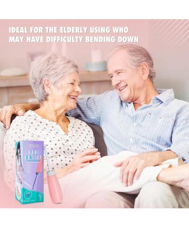 Portable Bidet for Travel - 400ml Peri Bottle for Postpartum Care | Waterproof Handled Bidet in Pink - Buy Online on GoSupps.com