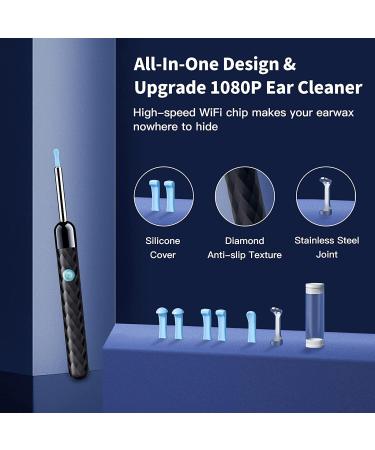 8 Pc Ear Wax Removal Kit - Waterproof Ear Cleaner Tool Set with 6 Ear Spoons - Buy Online on GoSupps.com