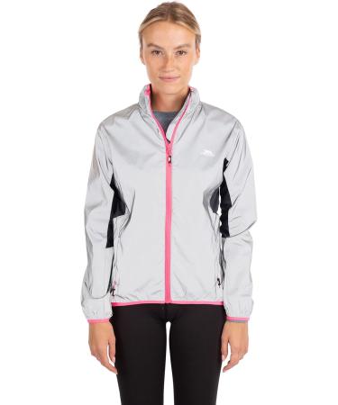 Trespass Lumi Waterproof Jacket for Women - Fully Reflective & Silver M | International Shipping - Buy Online on GoSupps.com