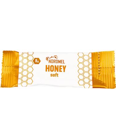 Nordmel Honey Sachets Box of 60-8g Per Sachet - Pure Natural Soft Honey -Unpasteurised Unfiltered Crystallized Natural Honey - Buy Online on GoSupps.com