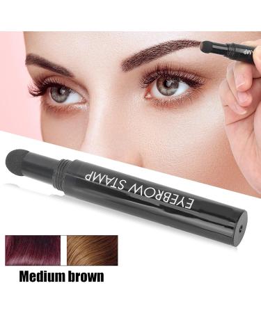 Eyebrow Stamp Shaping Kit for Eyebrow Shape with 10 Stencils and Soft Pen Easy to Use Multifunctional for Eyeshadow Hairline and Face Defects - Buy Online on GoSupps.com